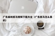 广东麻将抓马视频下载大全（广东抓马怎么算的）
