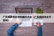 广东麻将有封顶吗图片大全（广东麻将有全不靠吗）