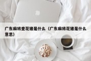 广东麻将查花猪是什么（广东麻将花猪是什么意思）
