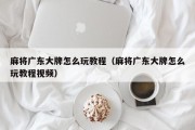 麻将广东大牌怎么玩教程（麻将广东大牌怎么玩教程视频）