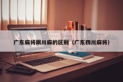 广东麻将跟川麻的区别（广东四川麻将）