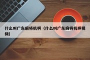 什么叫广东麻将机啊（什么叫广东麻将机啊视频）