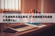 广东麻将抓马怎么算马（广东麻将抓马东南西北风算什么）